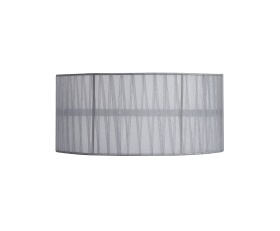 ILS31746GY  Freida Organza Wall Lamp Shade Grey For IL31746/56; 350mmx160mm